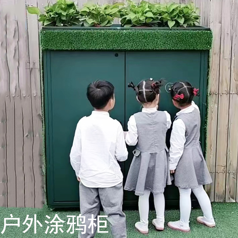 Kindergarten outdoor graffiti  - Sports Equipment Locker recension och pris