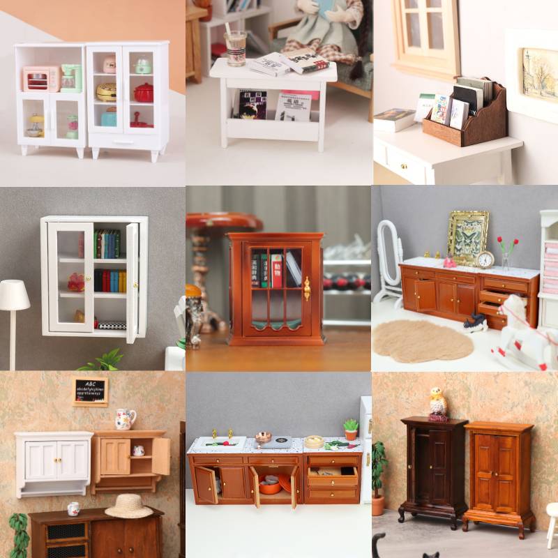 1:12 Dollhouse Miniature White - Sports Equipment Locker recension och pris