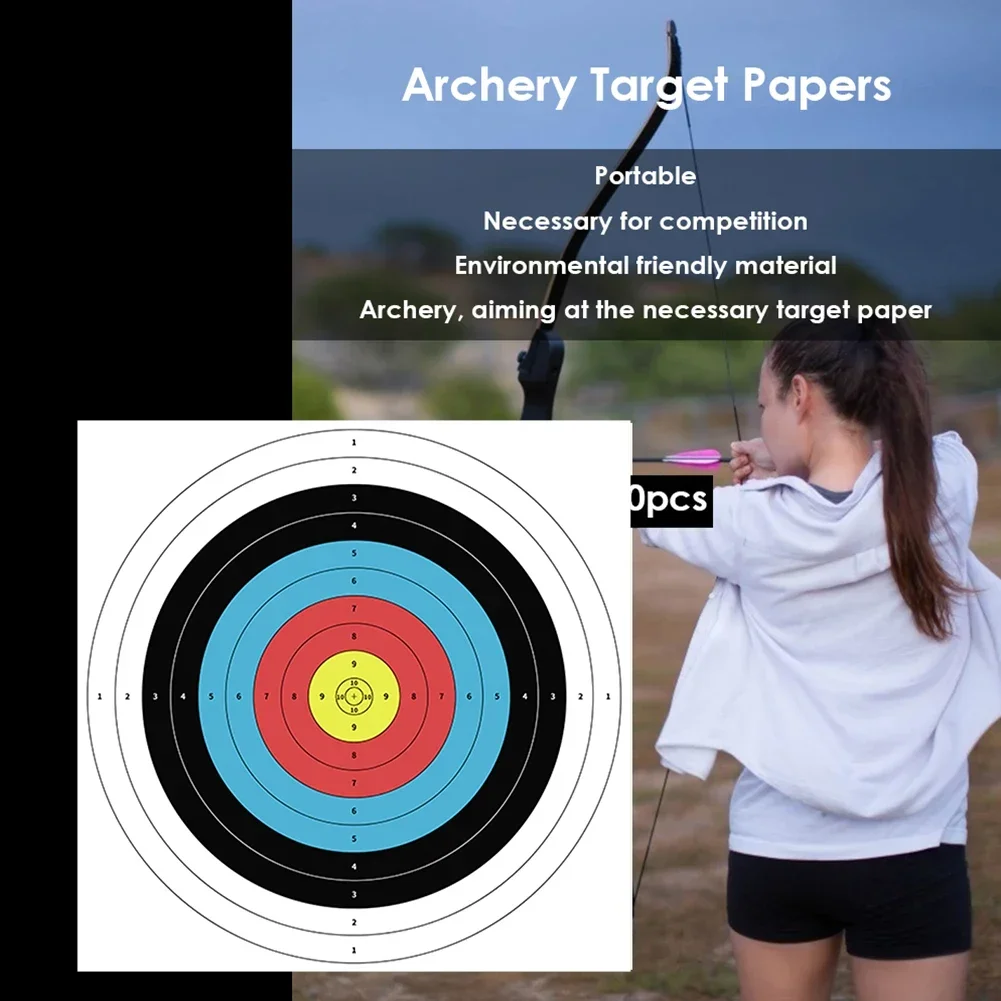 10pcs/lot Profession Archery T - Archery Target Face recension och pris